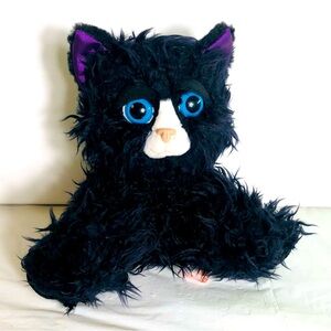RUSS SKRATCHES  PLUSH CAT Stuffed Animal  Meows And Vibrates WORK